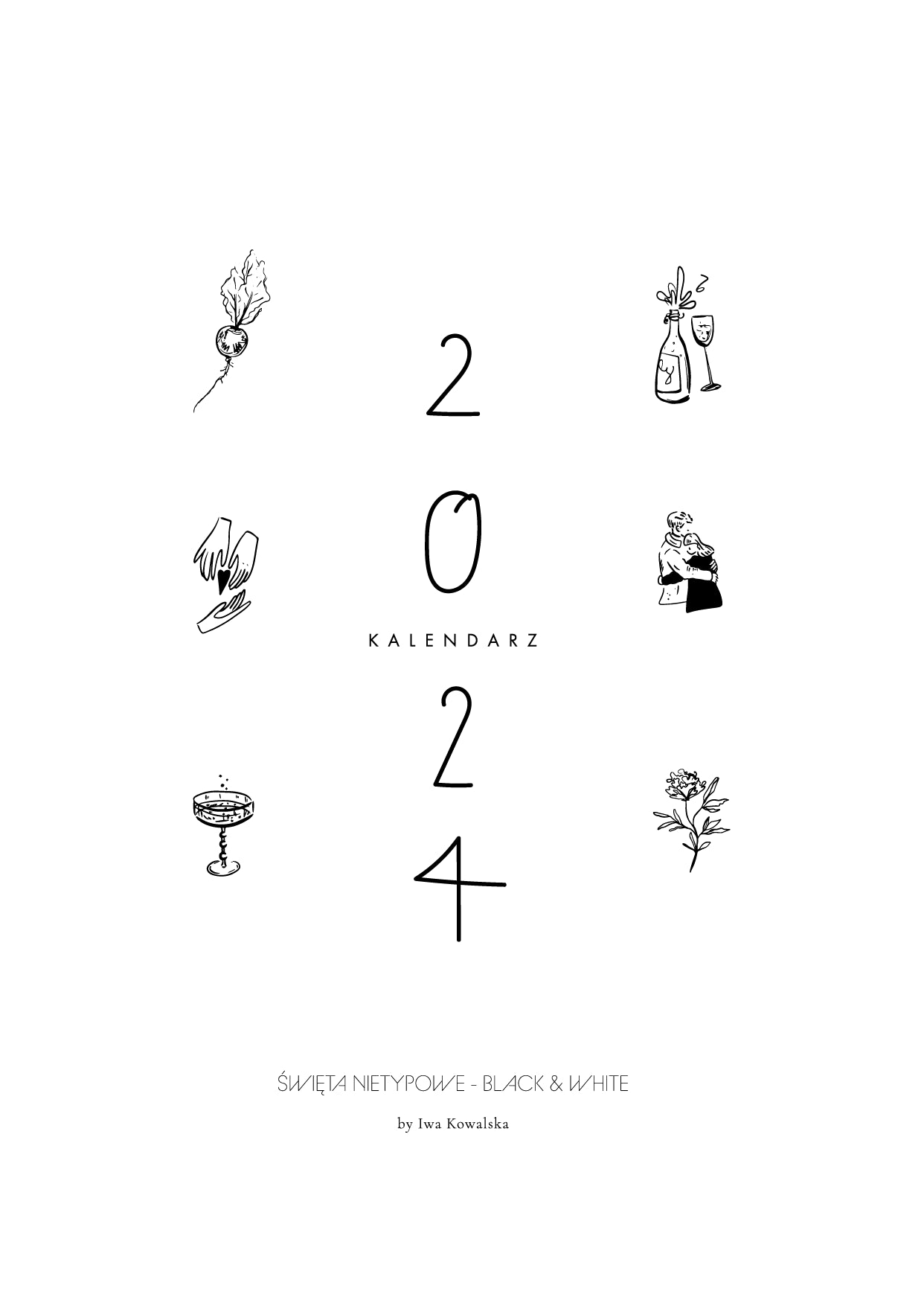 Kalendarz 2024 - Święta nietypowe, Pakiet - eBook