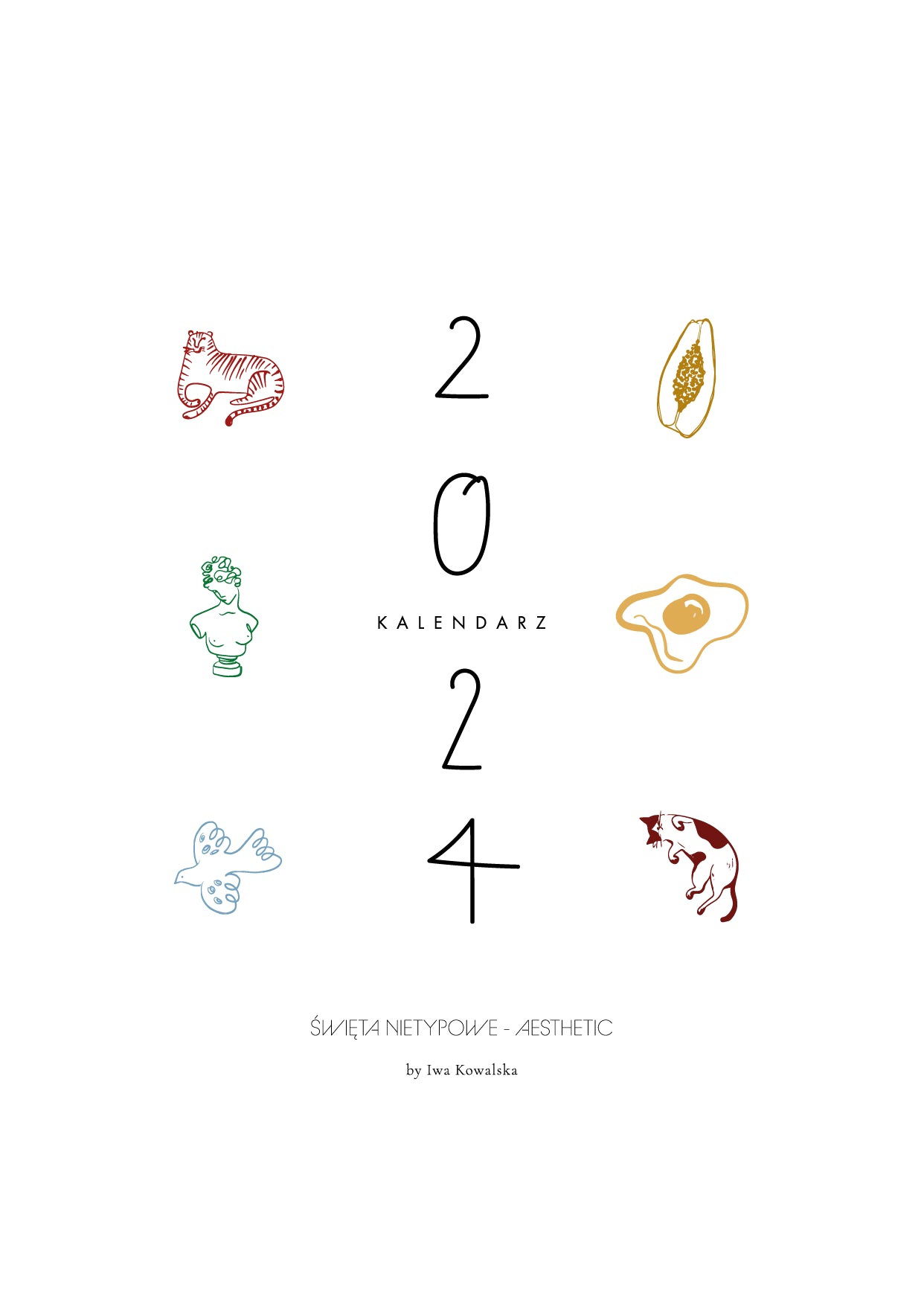 Kalendarz 2024 - Święta nietypowe, Pakiet - eBook