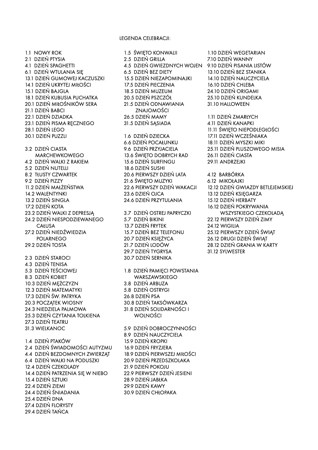 Kalendarz 2024 - Święta nietypowe, Pakiet - eBook