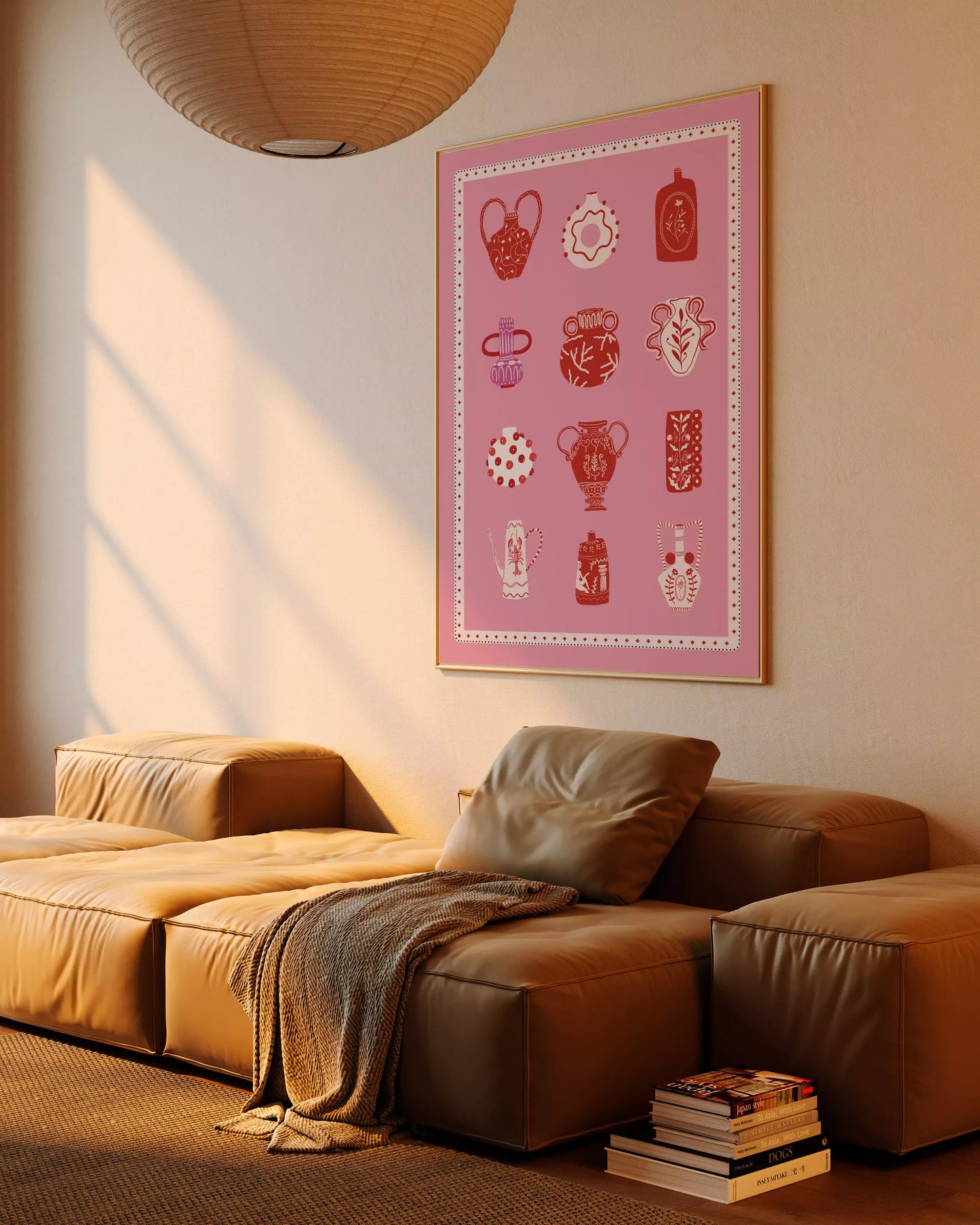Pink Greek Vase - Fine-Art